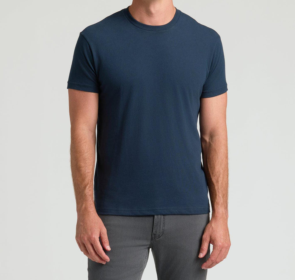 Navy Slim fit Basic t-shirt
