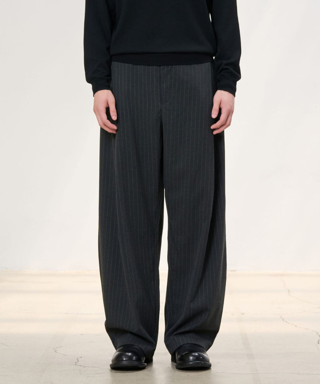 Grey Pinstriped pants
