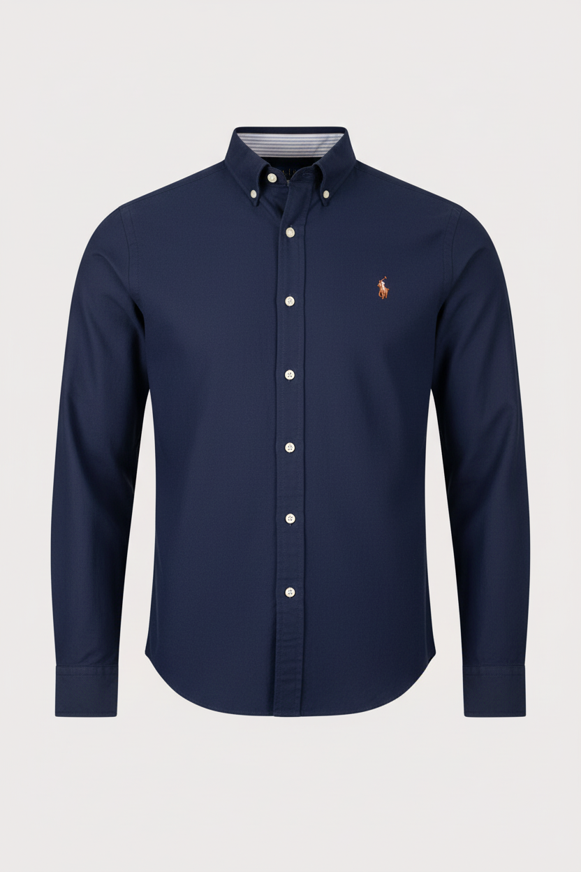 Navy Ralph Lauren Oxford shirt