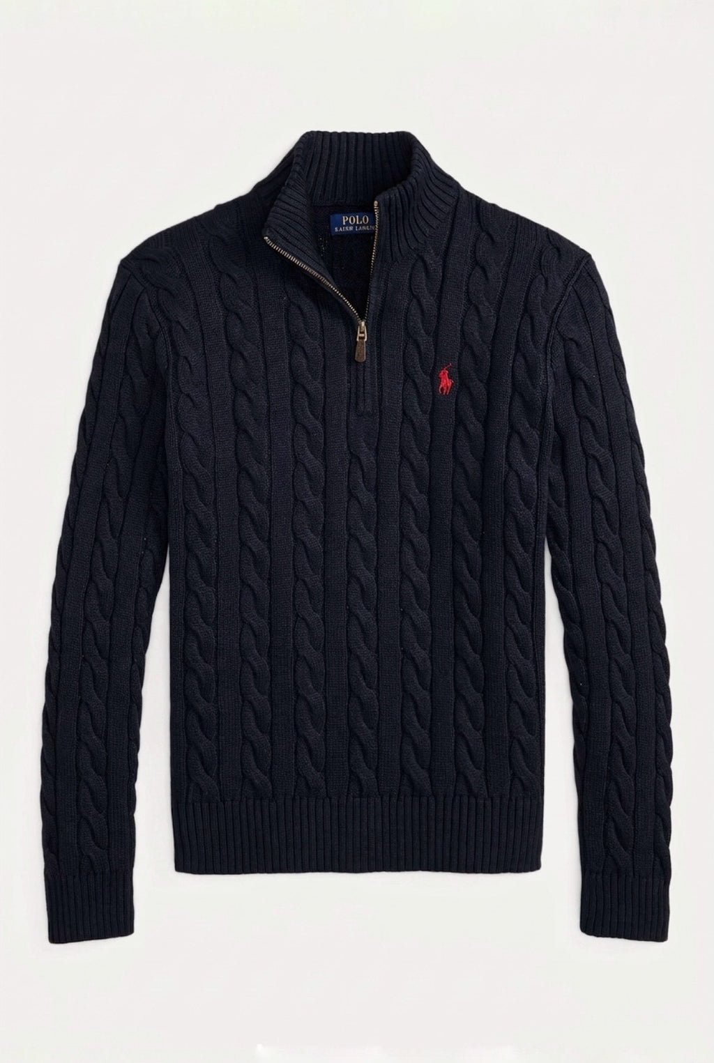 Navy Ralph Lauren Q zipper pullover