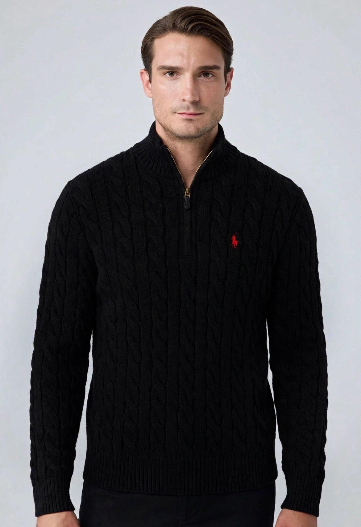 Black Ralph Lauren Q zipper pullover