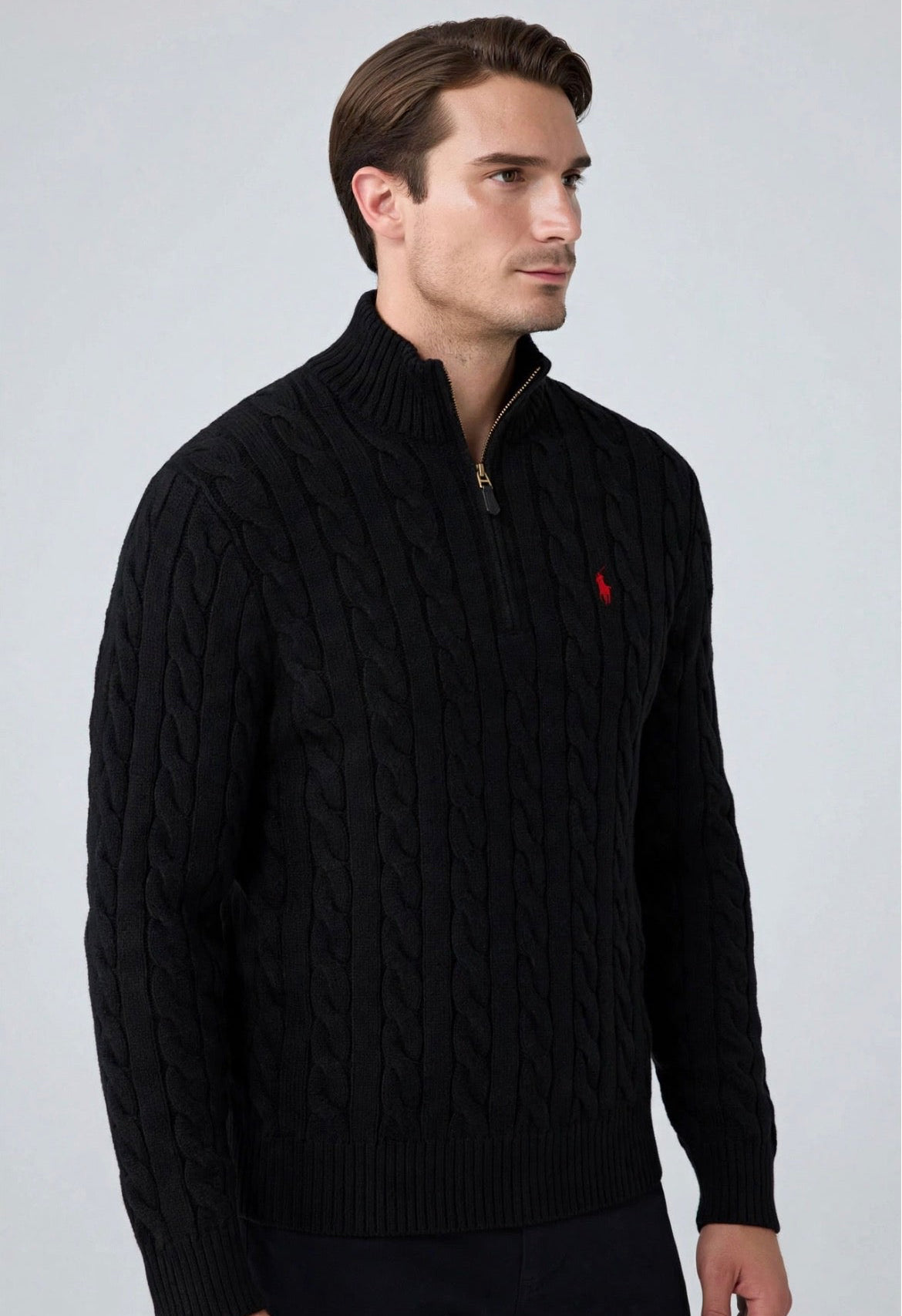 Black Ralph Lauren Q zipper pullover