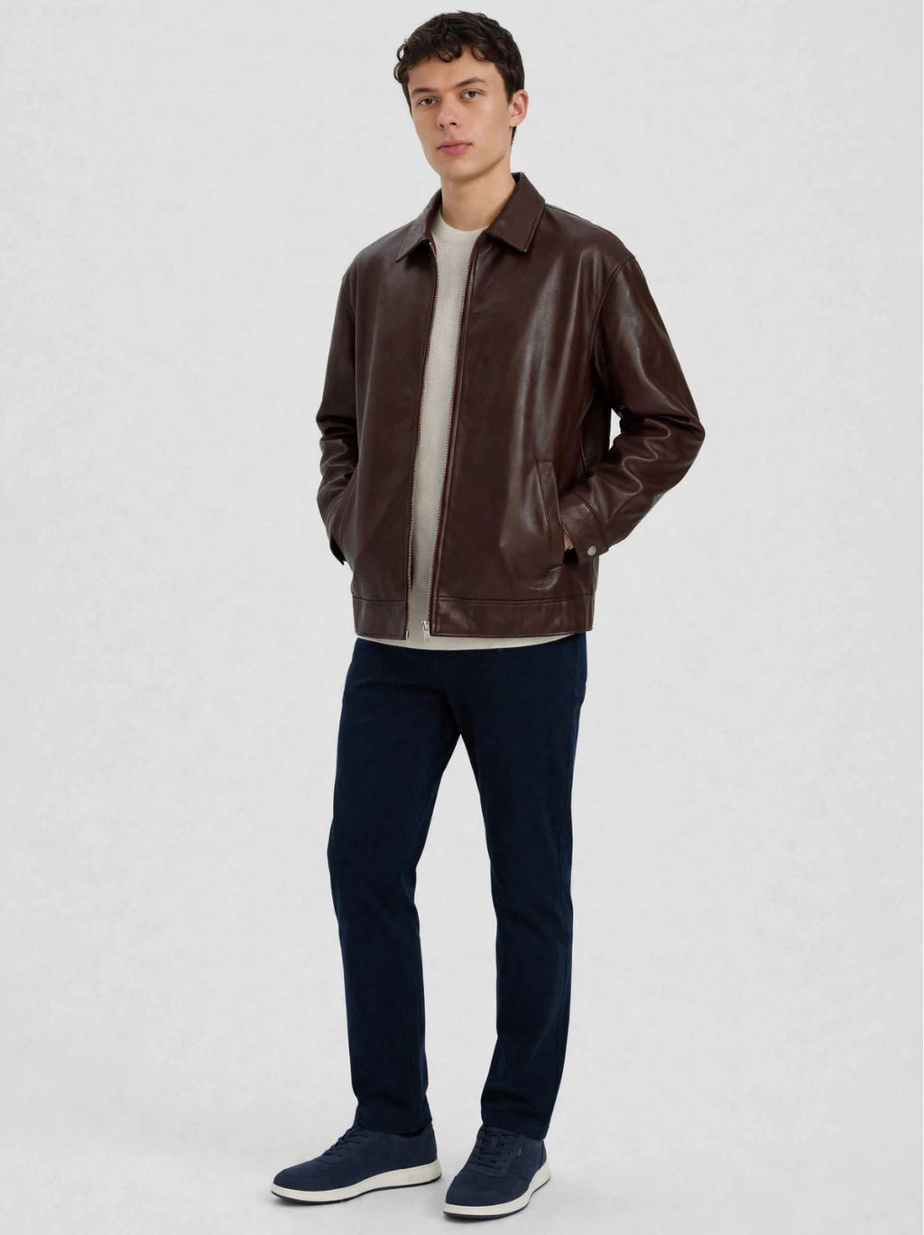Brown Leather Jacket