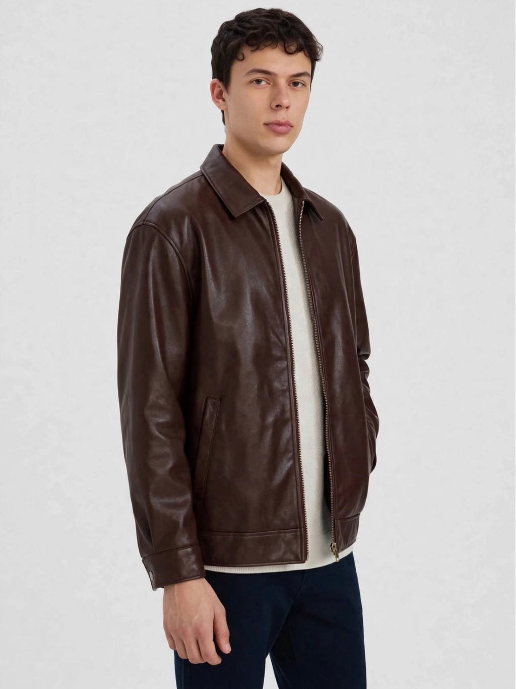 Brown Leather Jacket