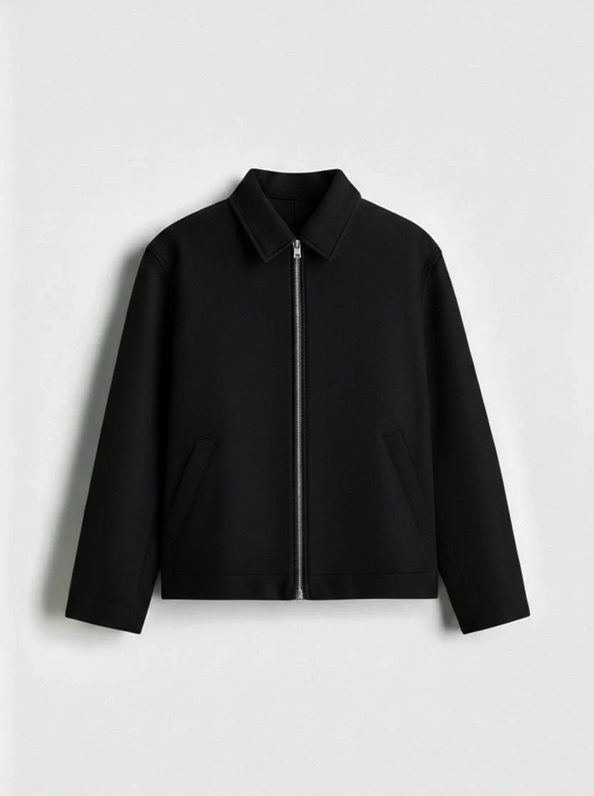 Black wool jacket
