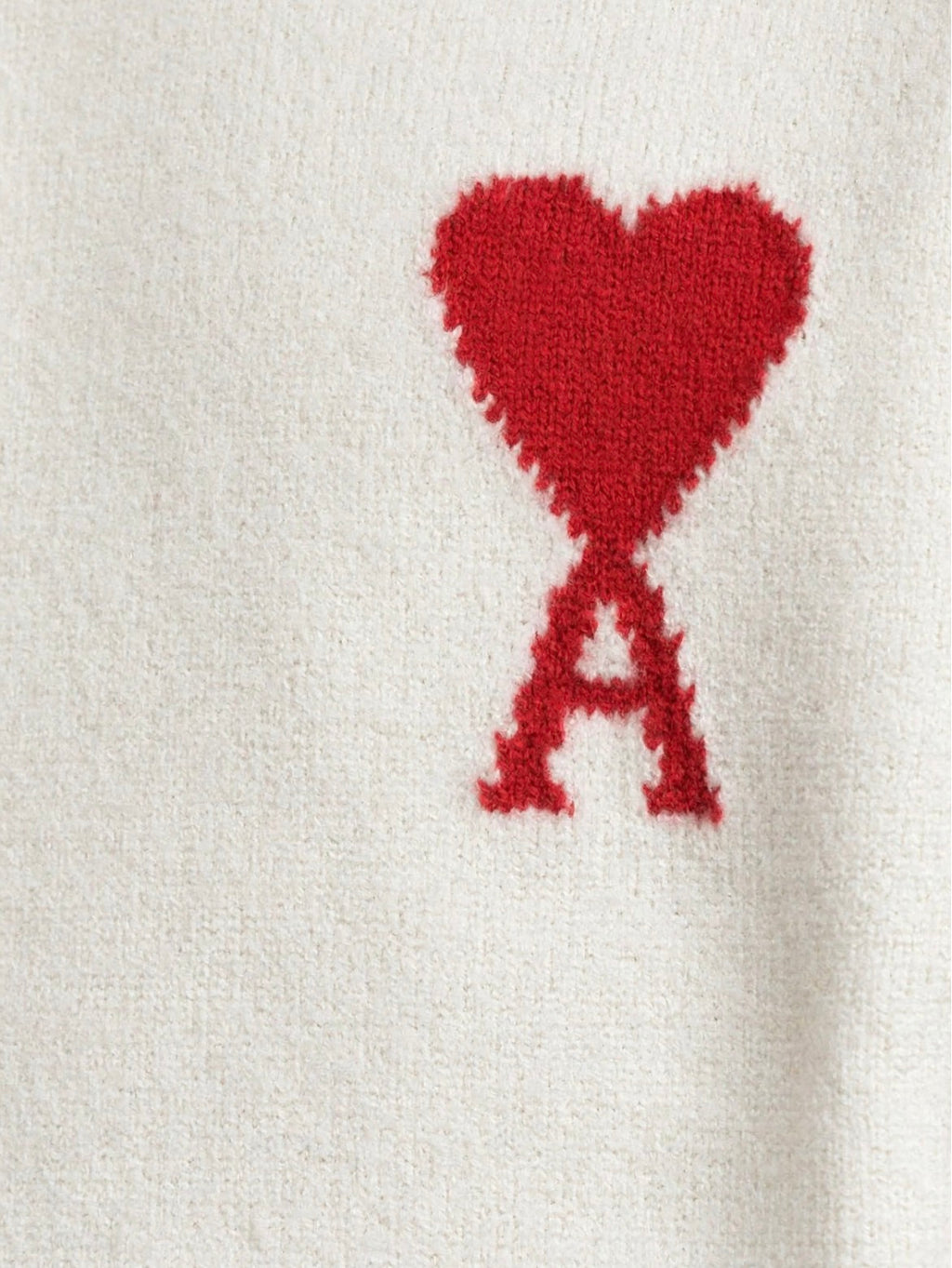 Ami Paris Crewneck Sweater -White