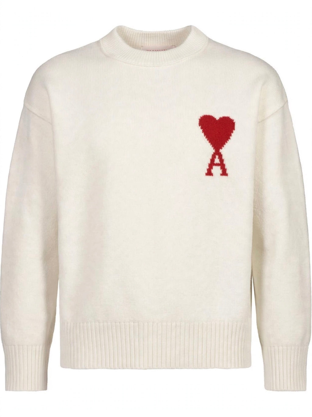 Ami Paris Crewneck Sweater -White