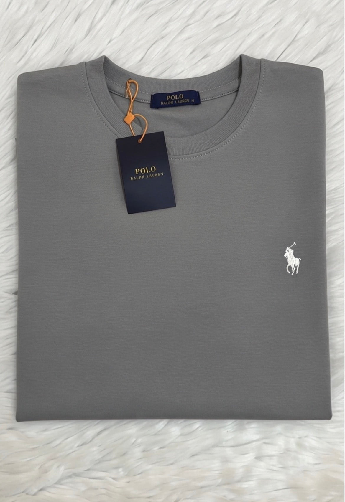 Grey Ralph Lauren crewneck T-shirt