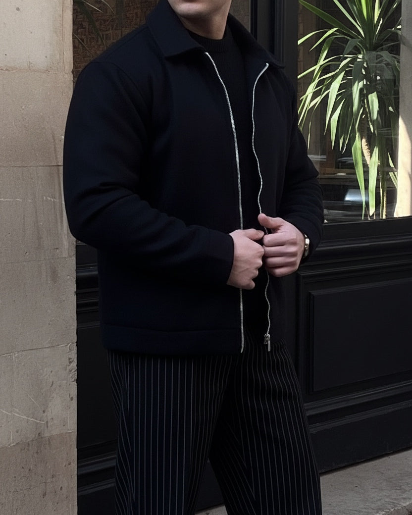 Black wool jacket