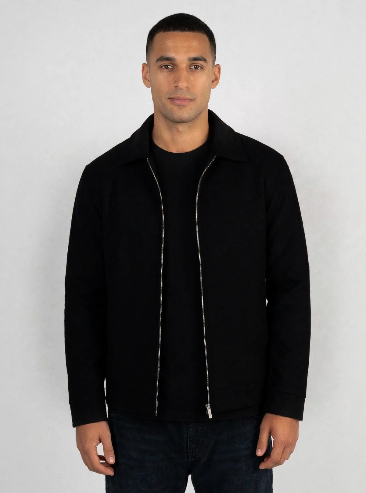 Black wool jacket
