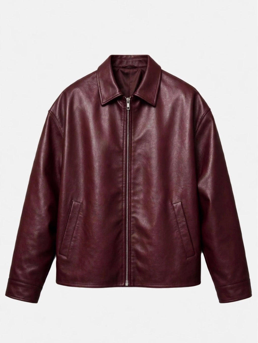 Burgundy Leather jacket