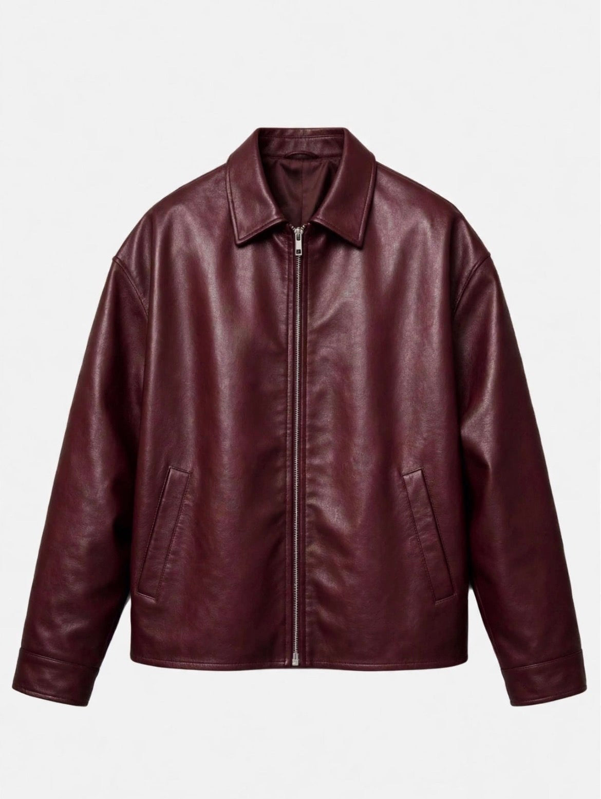 Burgundy Leather jacket