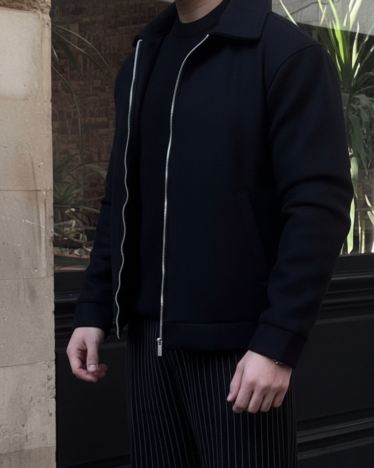Black wool jacket