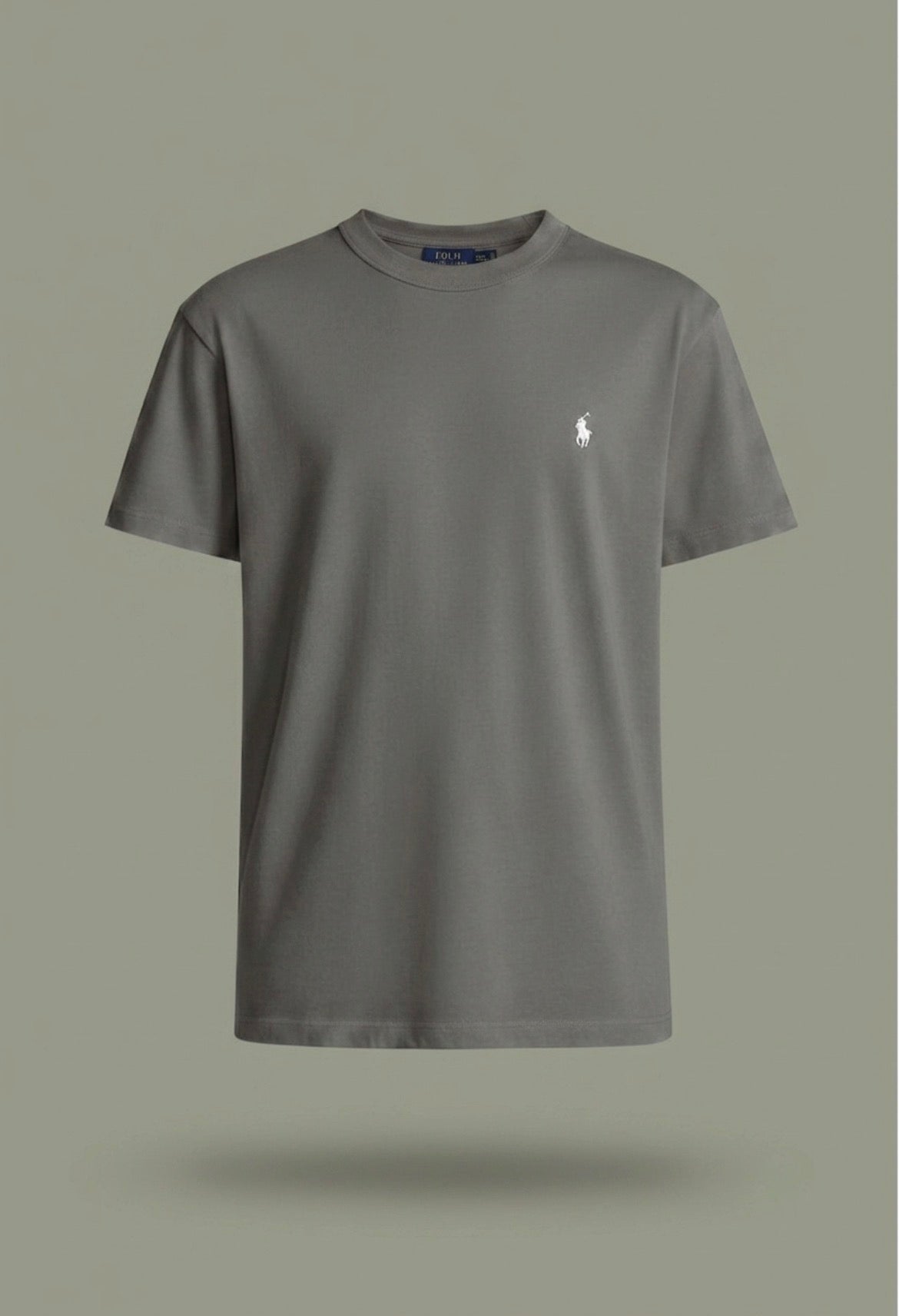 Grey Ralph Lauren crewneck T-shirt