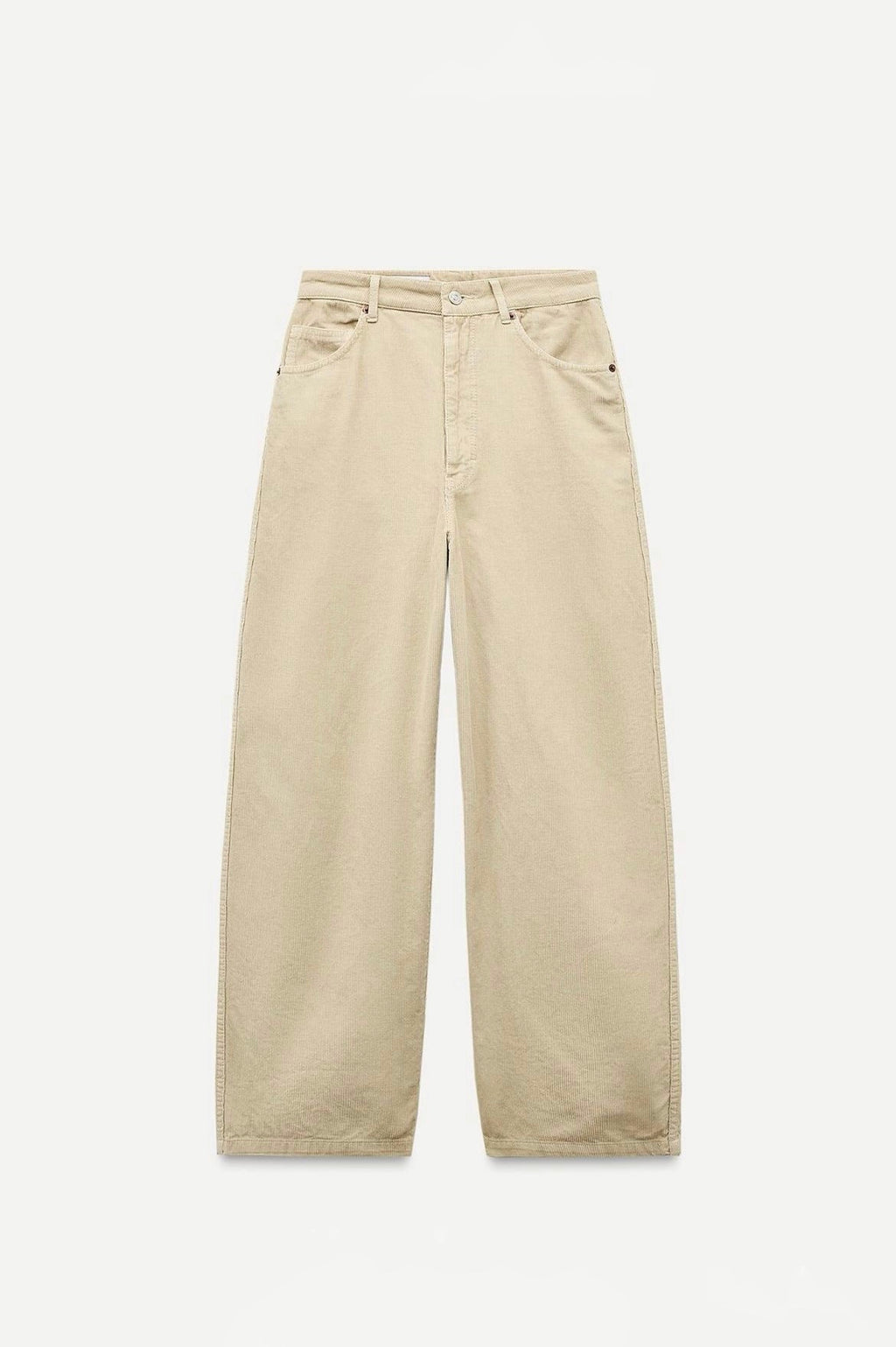 Relaxed jeans- Beige