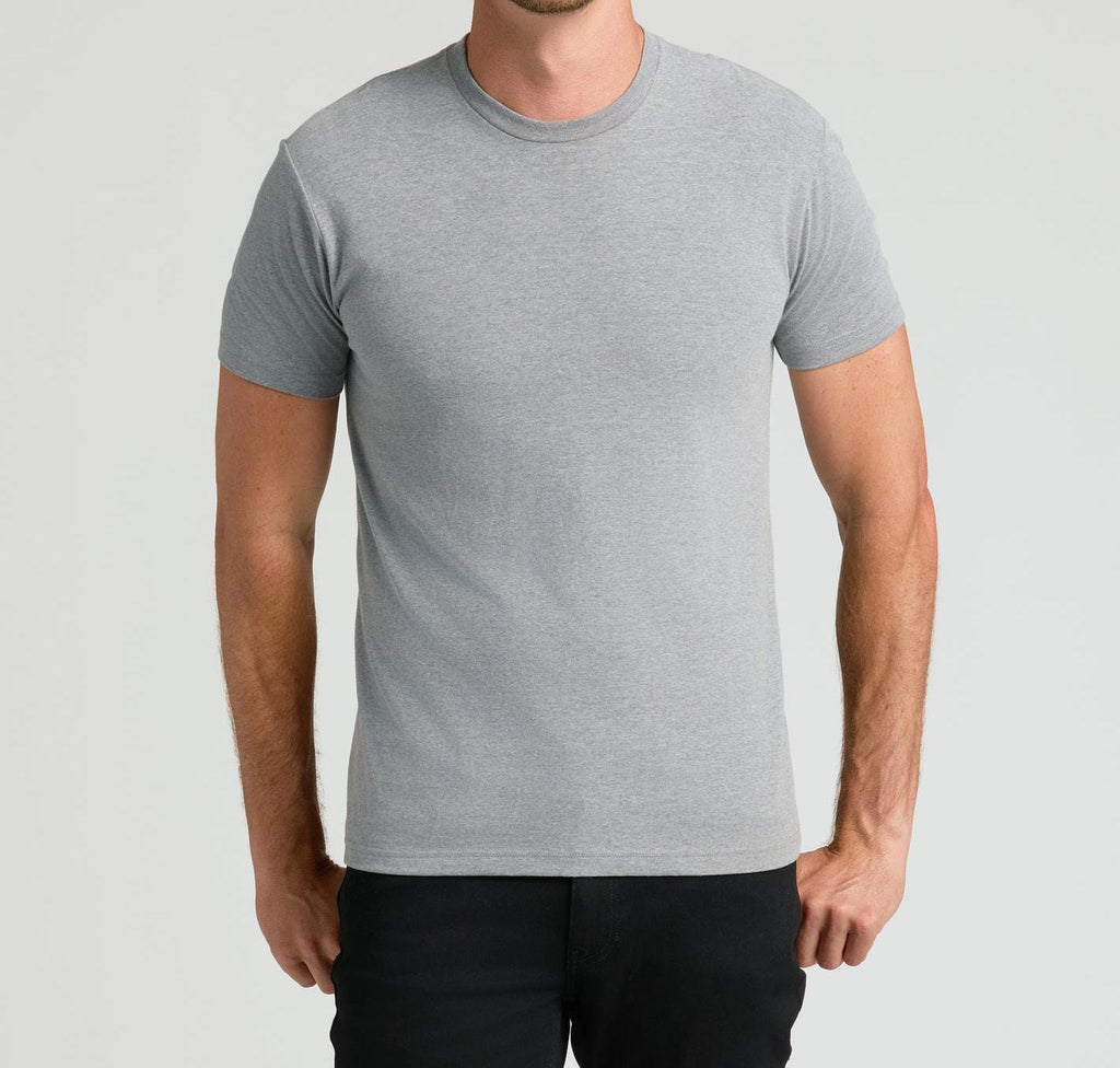 Grey Slim fit Basic t-shirt