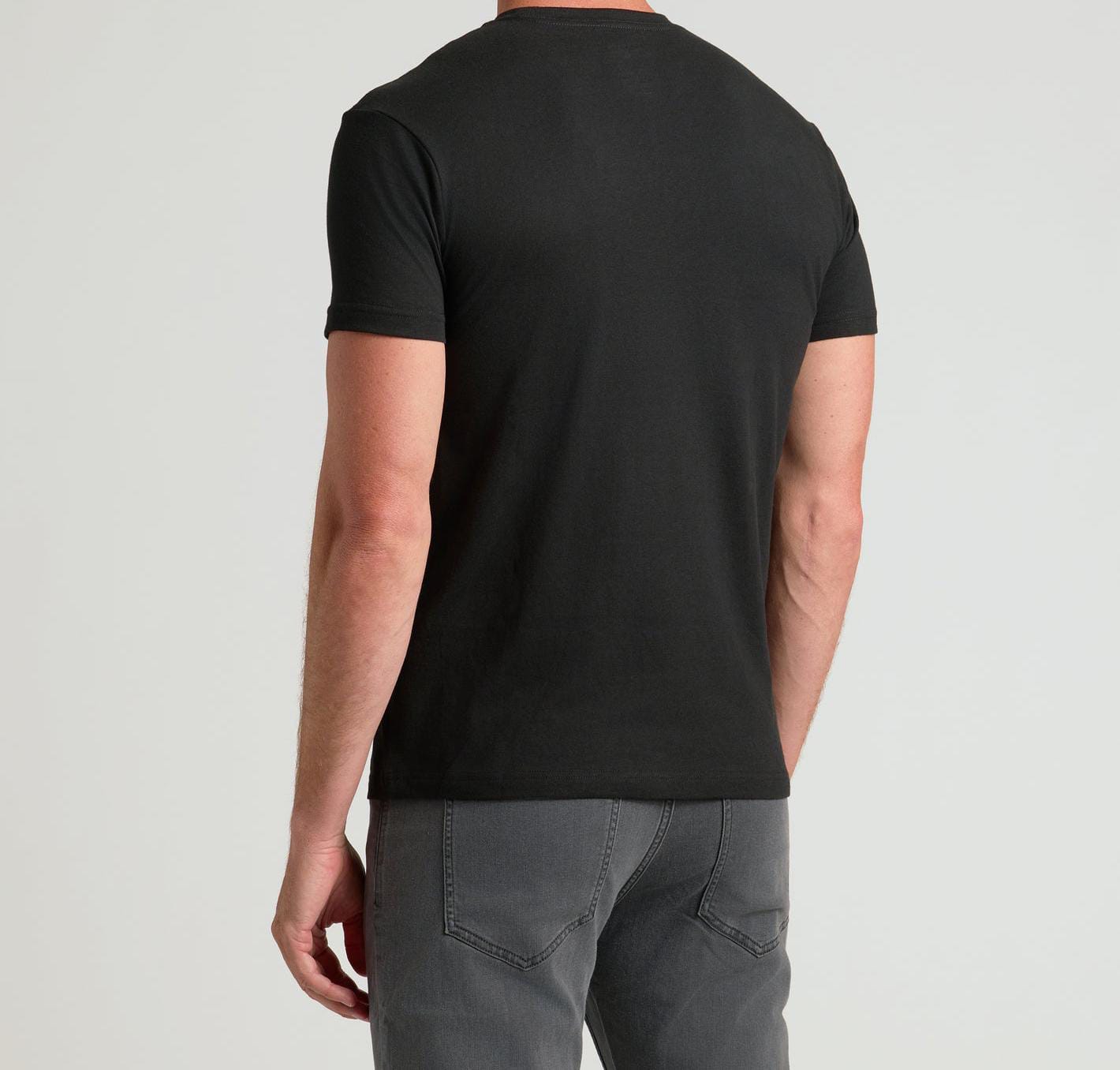 Black Slim fit Basic t-shirt