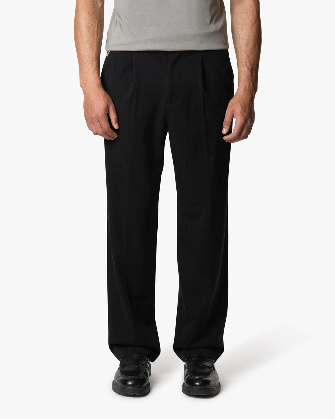 Black tailored pants