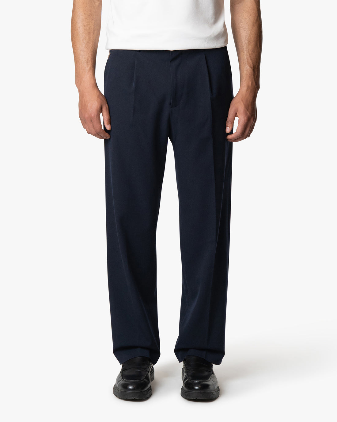 Navy tailored pants