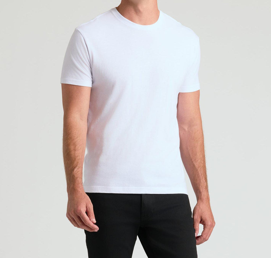 White Slim fit Basic t-shirt
