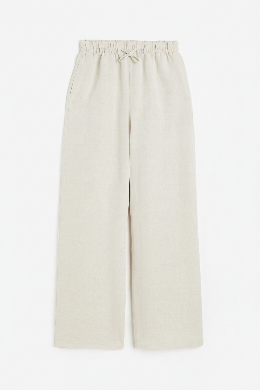 Beige Linen pants