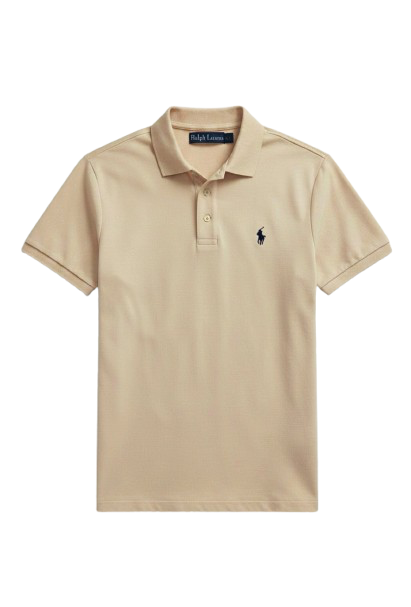 Beige Ralph Lauren polo T-shirt