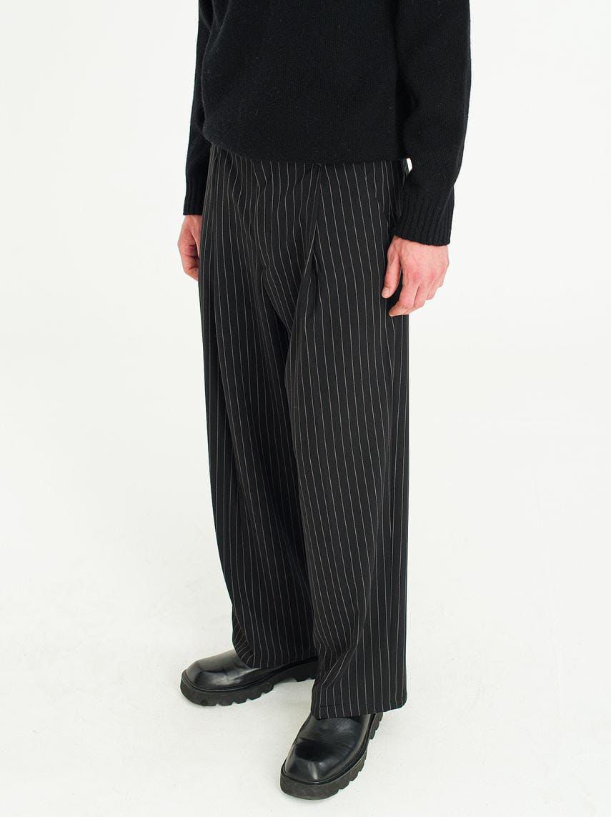 Black Pinstriped pants