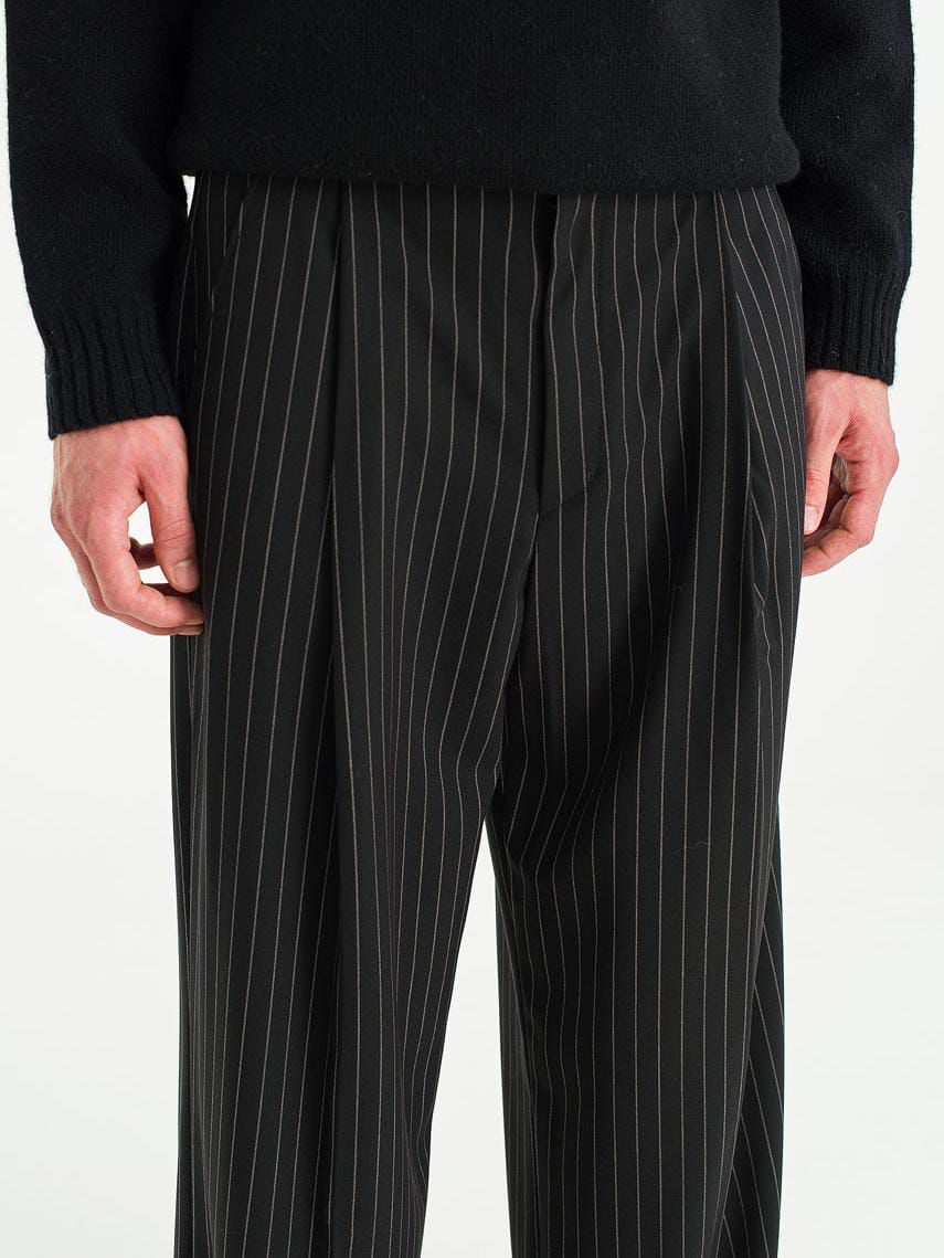 Black Pinstriped pants