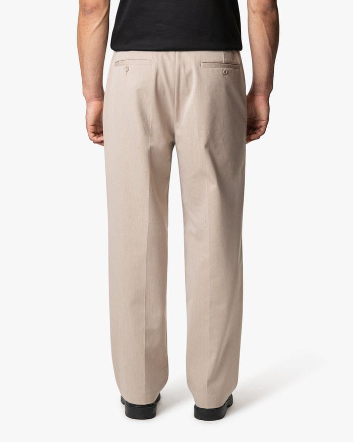 Beige tailored pants