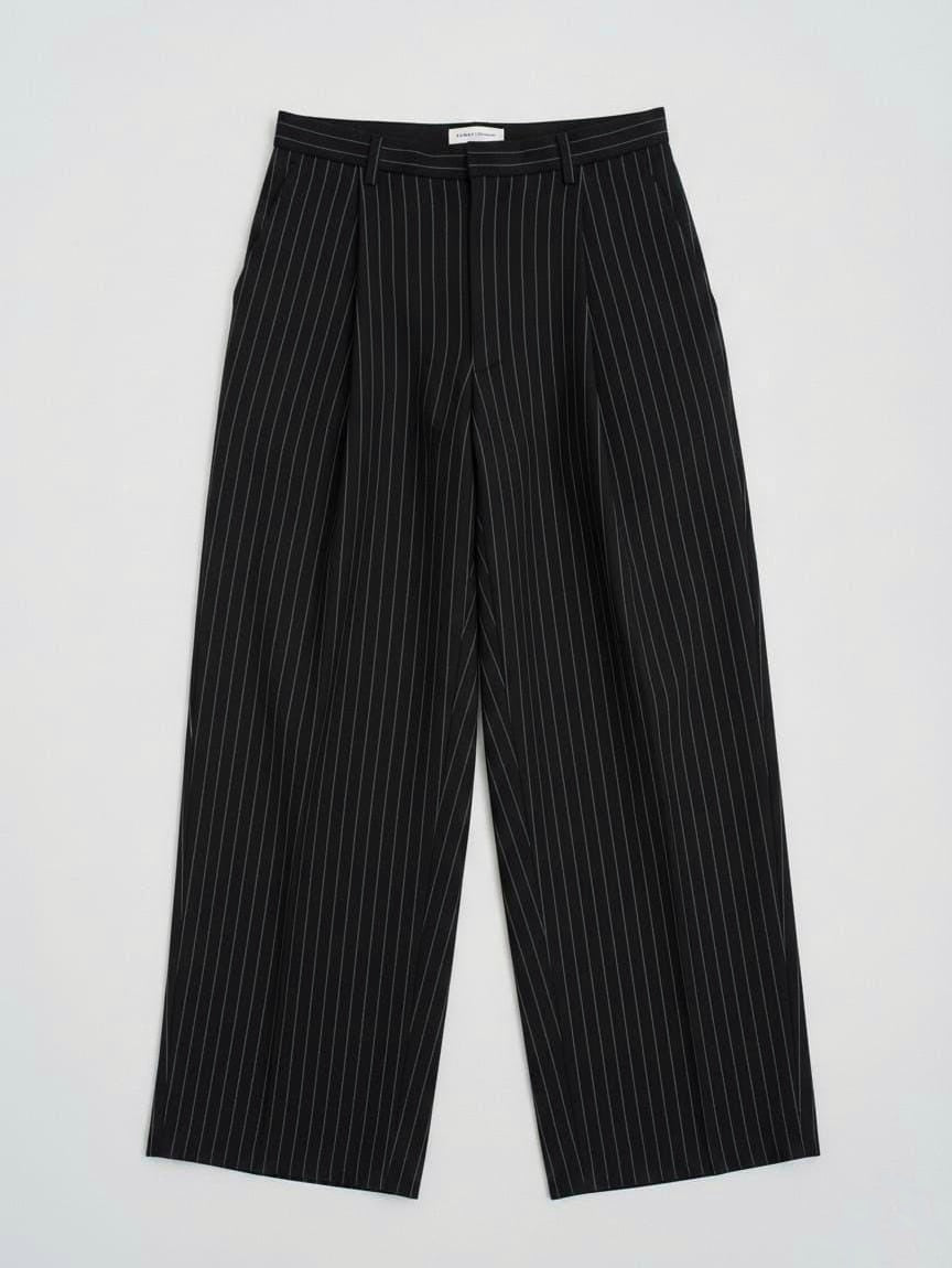 Black Pinstriped pants